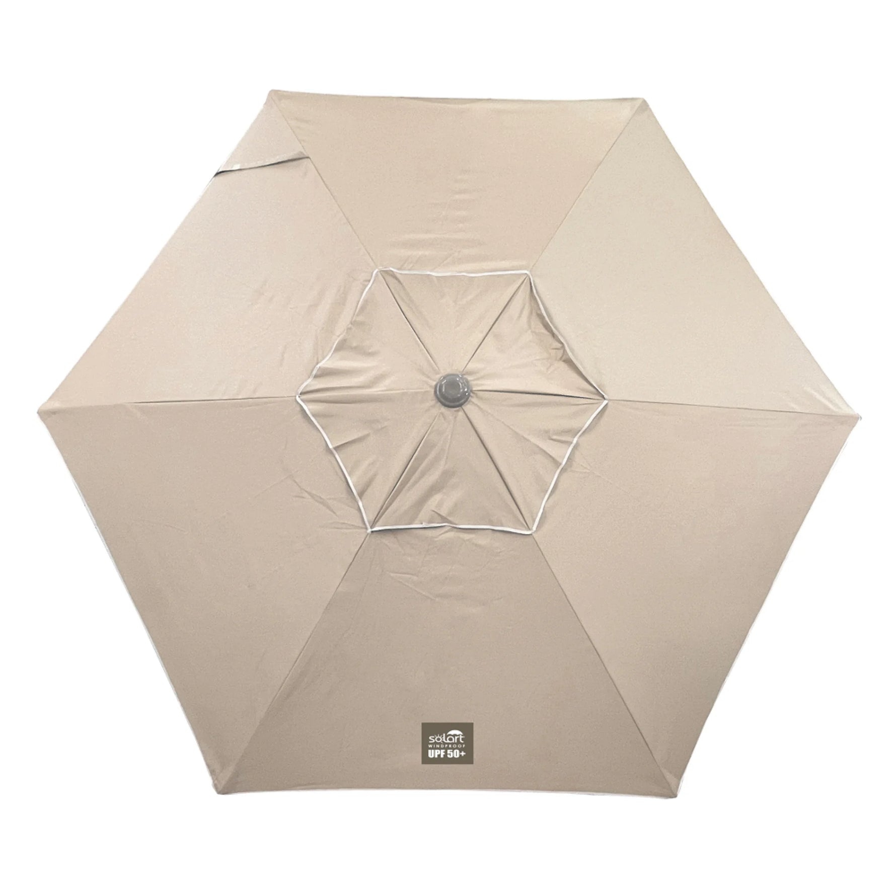 Umbrelă Plajă Solart 230cm UPF50+ 6 Spite Oțel - expert - sport.ro