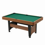 Masă Biliard Garlando Chicago 4 – 140x70cm, MDF 15mm, Gri, Accesorii Incluse