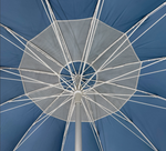 Umbrelă Plajă XXL MAUI AND SONS 240cm UPF50+ Poliester Gri-Albastru