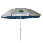 Umbrelă Plajă XXL MAUI AND SONS 240cm UPF50+ Poliester Gri-Albastru