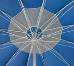 Umbrelă Plajă MAUI & SONS XXL 240cm Mykonos Blue