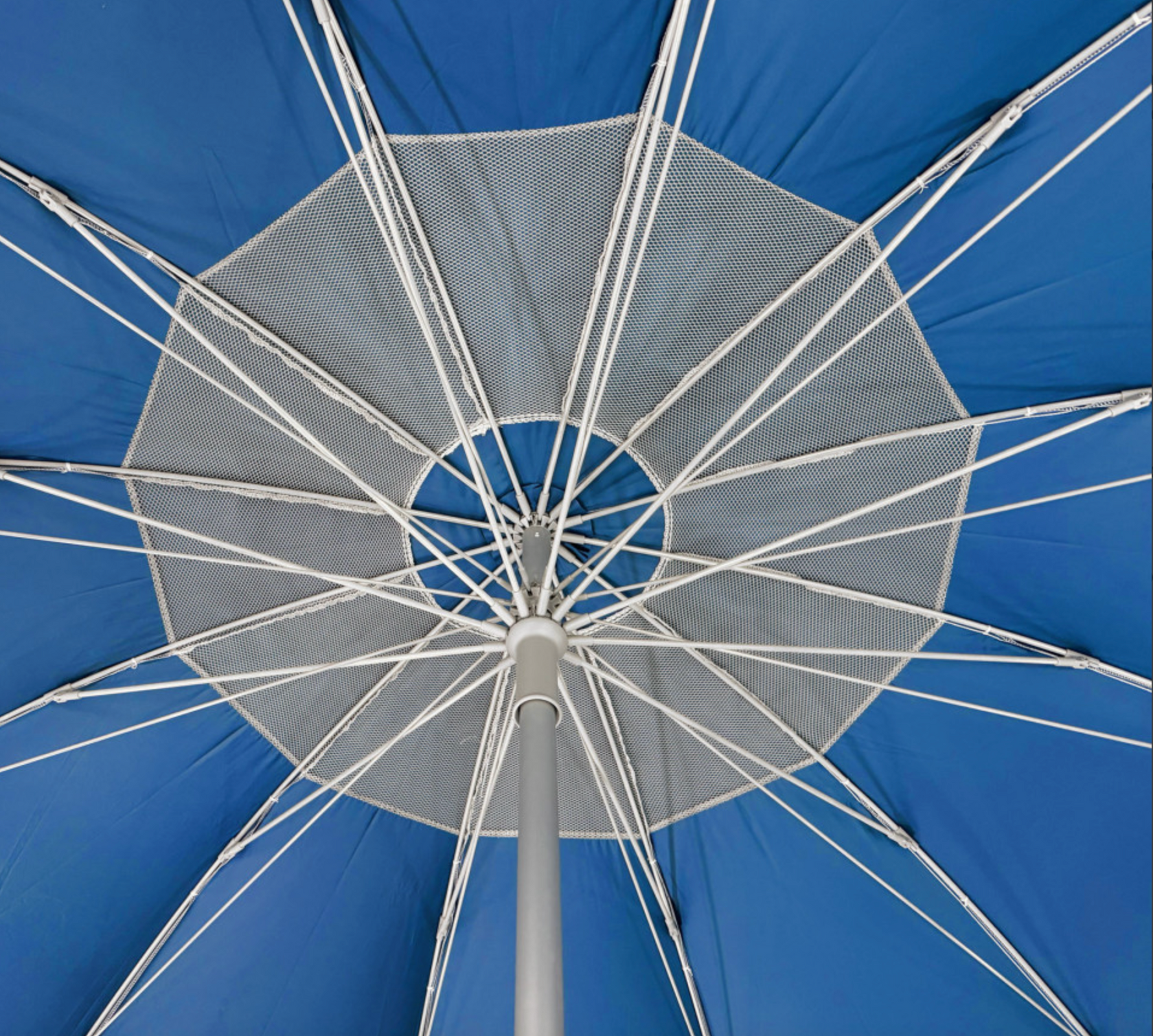 Umbrelă Plajă MAUI & SONS XXL 240cm Mykonos Blue