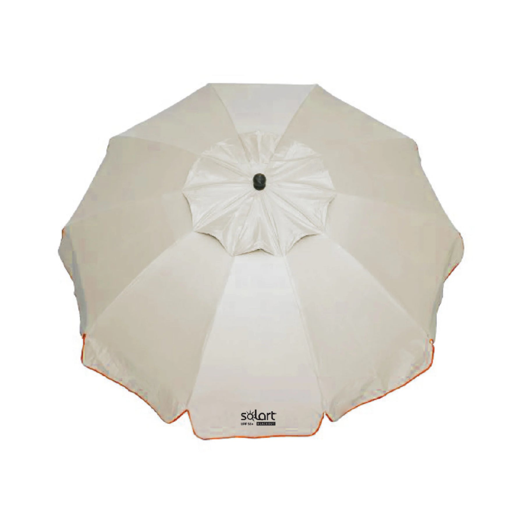 Umbrelă Plajă Solart 200cm UPF50+ 10 Spite Bej, Blackout - expert - sport.ro