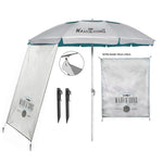 Umbrelă Plajă Maui & Sons 220 cm UPF50+ Baldachin Lateral