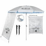 Umbrelă Plajă Maui & Sons 220 cm UPF50+ Baldachin Lateral
