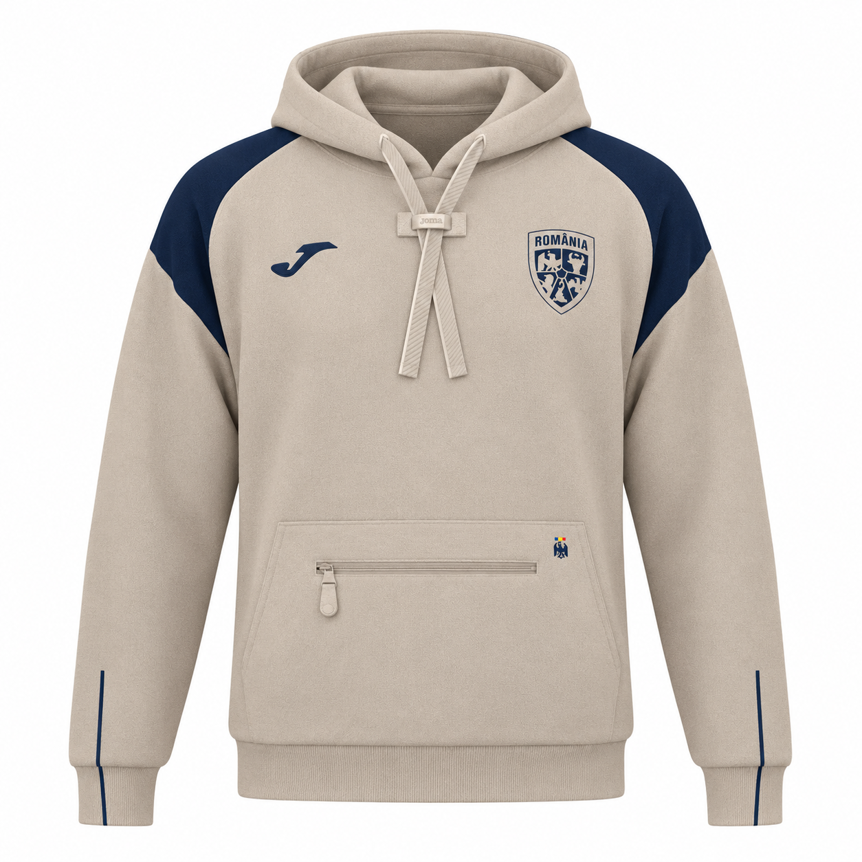 Hanorac JOMA FRF Free Time pentru Bărbați cu Glugă, Crem