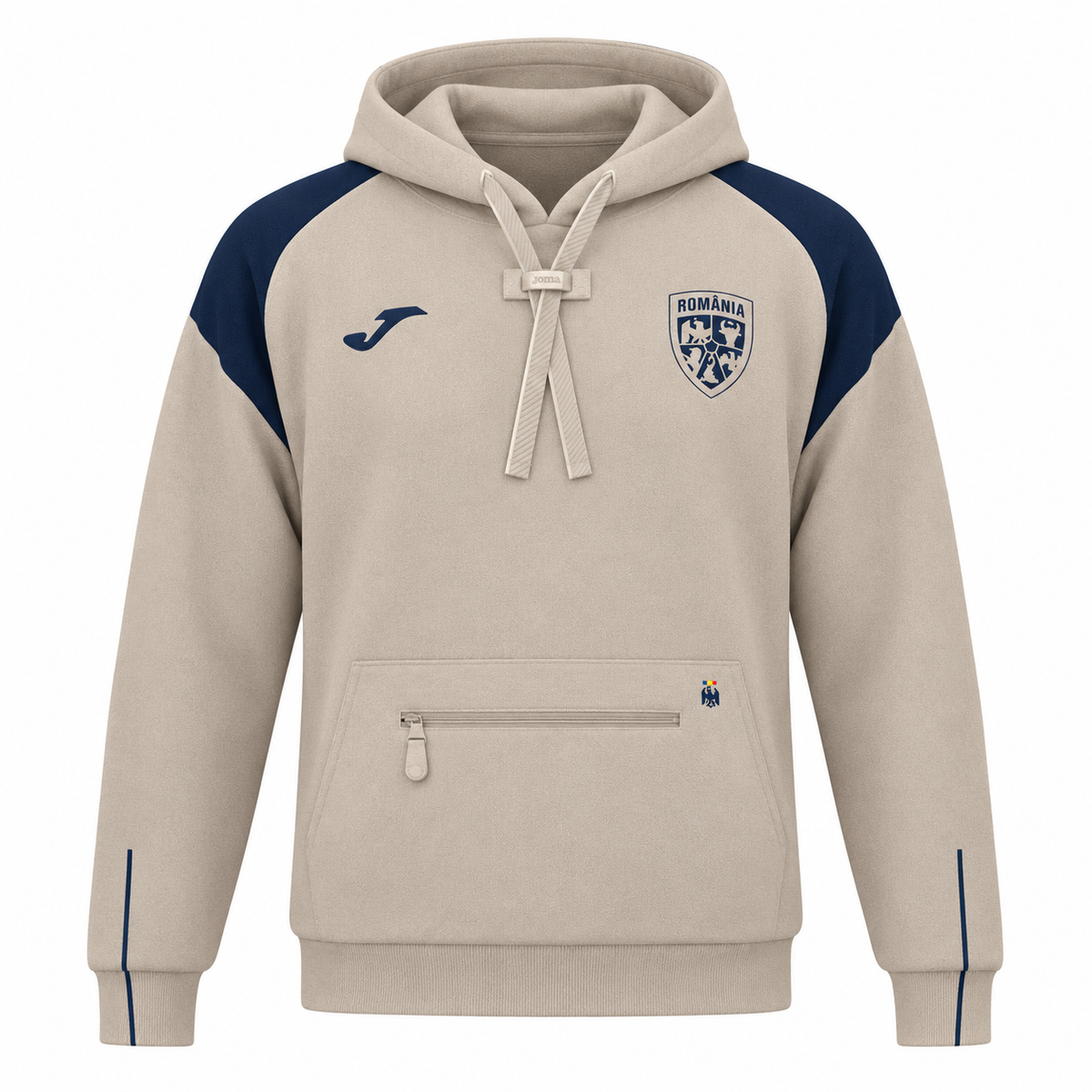 Hanorac JOMA FRF Free Time pentru Bărbați cu Glugă, Crem