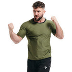Tricou Transpirație Bărbați RDX M1 Heat Suit™ Instant Sweat™ Verde Militar