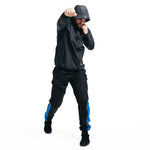 Costum Saună Fitness RDX H1 Instant Sweat™ Albastru - expert - sport.ro