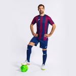 Set Fotbal JOMA Inter Classic Tricou + Pantaloni + Jambiere Albastru/Bordo