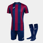 Set Fotbal JOMA Inter Classic Tricou + Pantaloni + Jambiere Albastru/Bordo