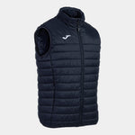 Vestă matlasată bărbați JOMA Urban V Neagră cu Buzunare