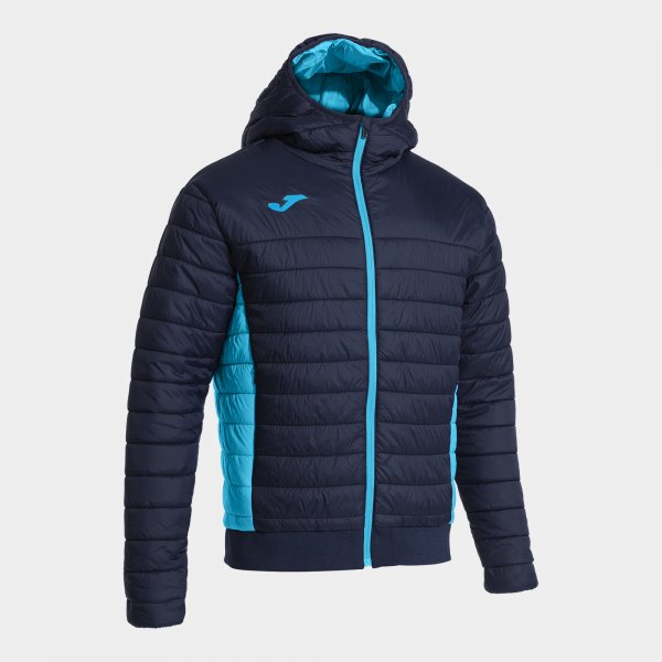Geacă Bomber JOMA Urban V Bărbați Bleumarin/Turquoise Fluo