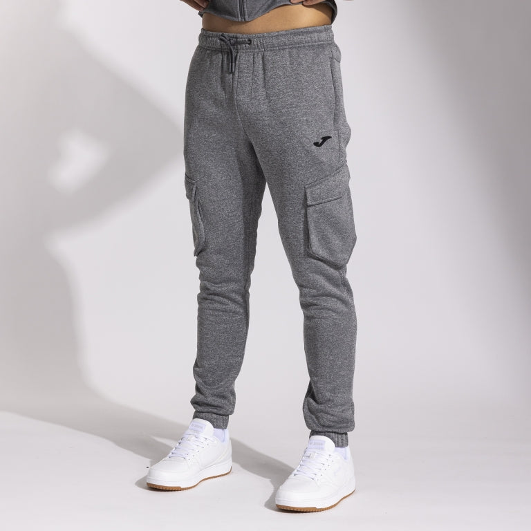 Pantaloni Lungi Cargo Bărbați JOMA Campus Street Negru/Gri