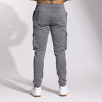 Pantaloni Lungi Cargo Bărbați JOMA Campus Street Negru/Gri