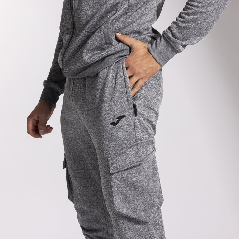Pantaloni Lungi Cargo Bărbați JOMA Campus Street Negru/Gri