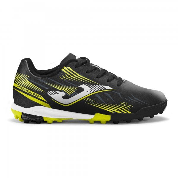 Ghete Futsal Copii JOMA Propulsion Jr 2501 Fibertech Negru Indoor - expert - sport.ro