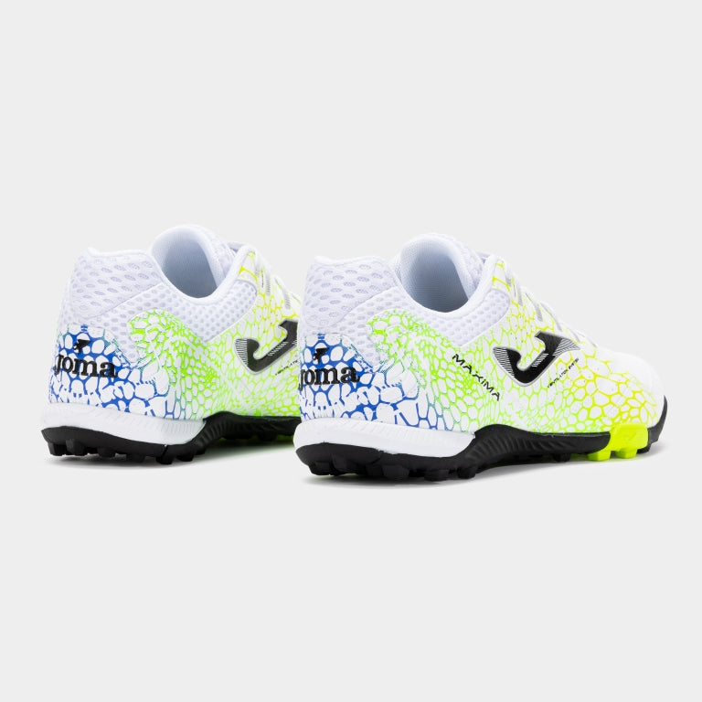 Ghete Fotbal Turf JOMA Maxima 2532 White/Yellow/Green
