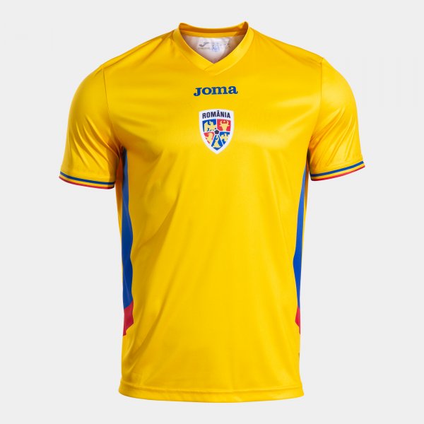Tricou Fotbal JOMA România Suporter Bărbați Galben, Guler V