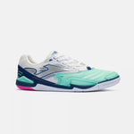 Pantofi Fotbal Indoor JOMA Cancha 2627 Turcoaz Fluo - expert-sport.ro
