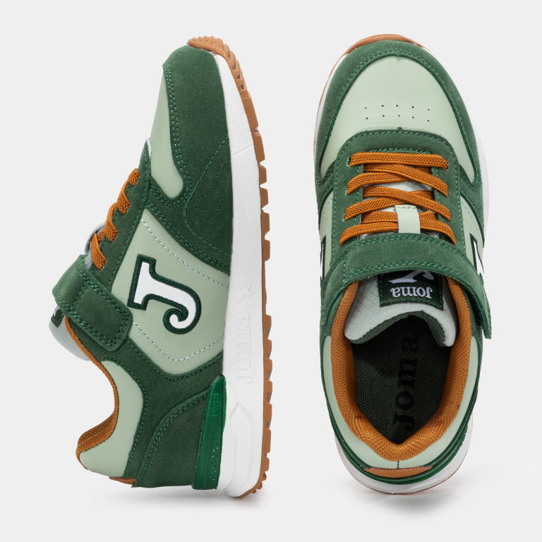 Pantofi Sport Copii JOMA Tornado Jr 2523 Piele Sintetică Verde Masliniu