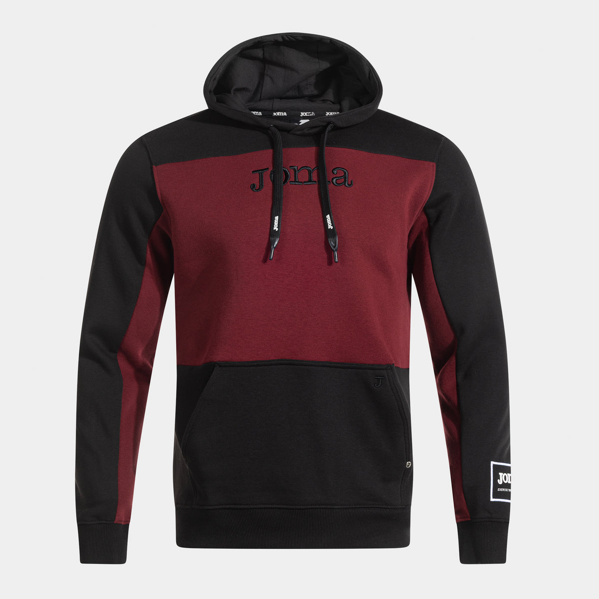 Hanorac cu glugă JOMA Urban Street Bumbac Bărbați Verde/Negru