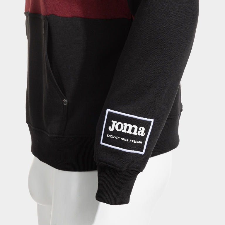 Hanorac cu glugă JOMA Urban Street Bumbac Bărbați Verde/Negru