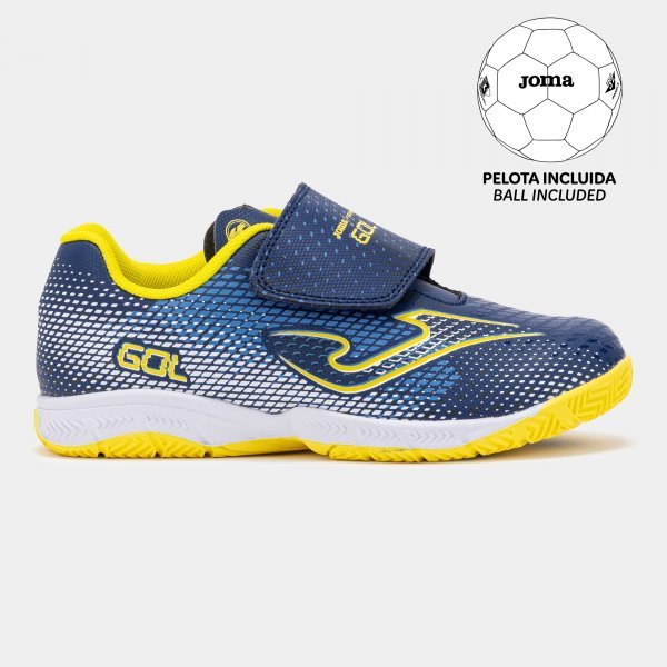 Pachet Ghete Futsal Copii JOMA Gol JR Indoor + Minge Fotbal - expert - sport.ro