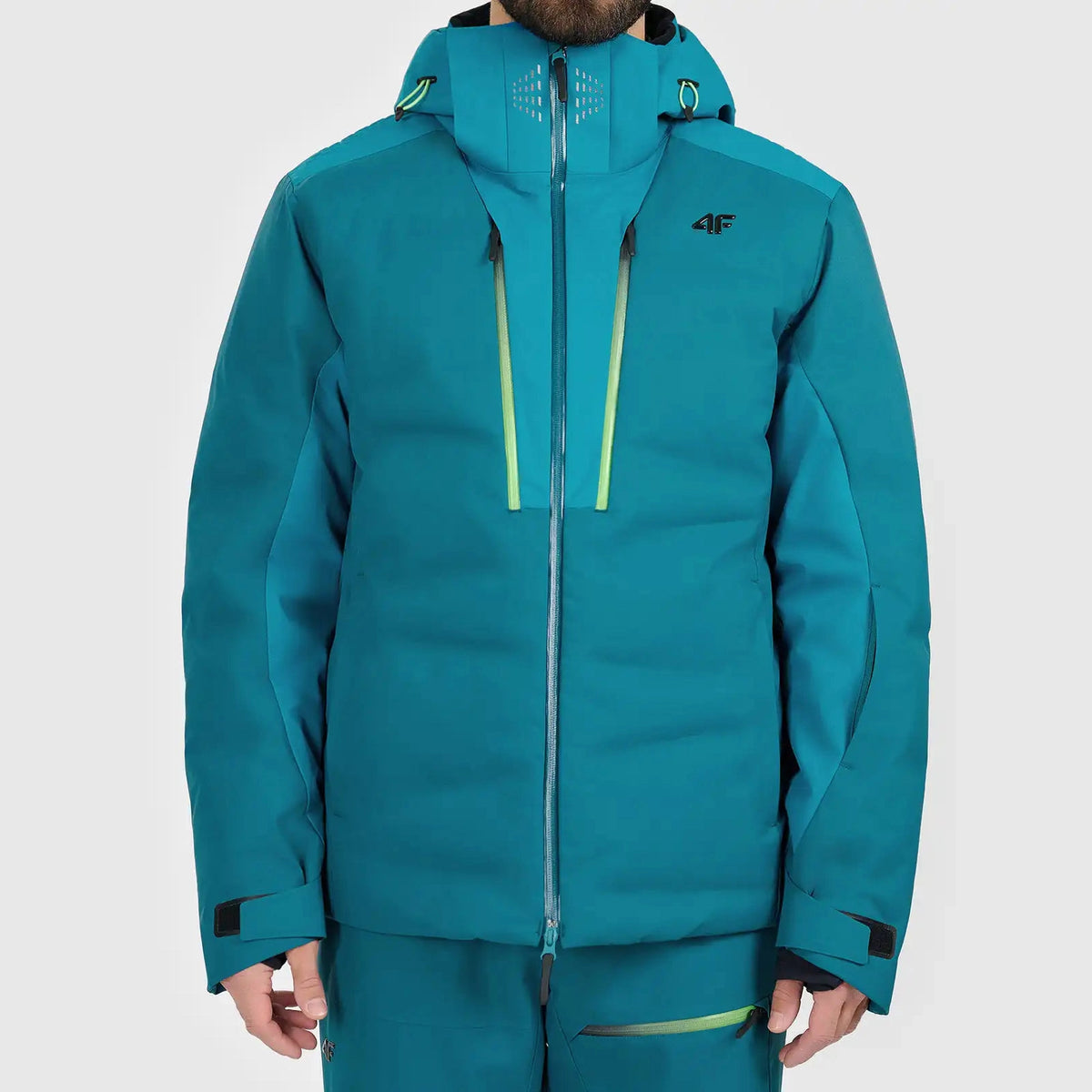 Geacă de schi  4F PRO SKI  Dermizax 20.000/10.000 PrimaLoft Black petrol