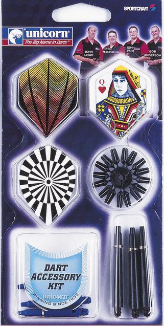 Set cu accesorii pentru darts  Unicorn
