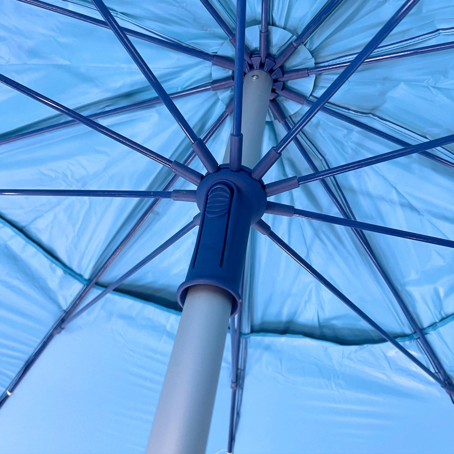 Umbrelă Plajă Nautica XL 220 cm UPF50+ Fibră Sticlă Husă Transport