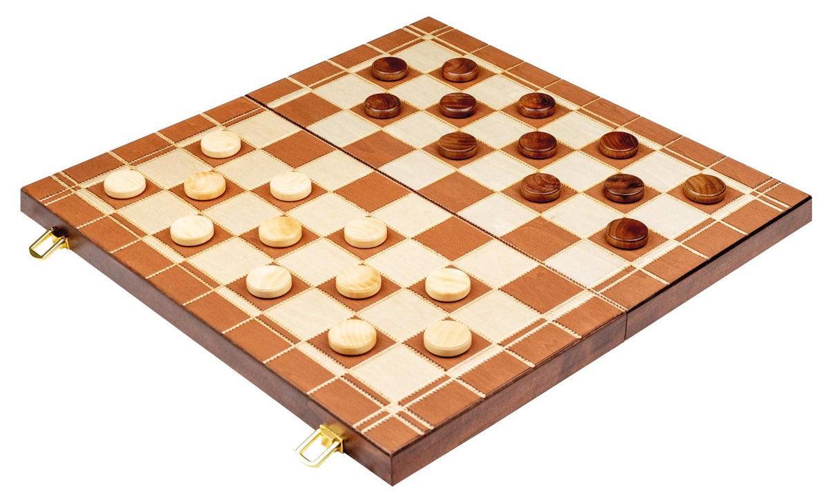 Set de șah și table Philos cu piese din lemn 405 x 205 mm