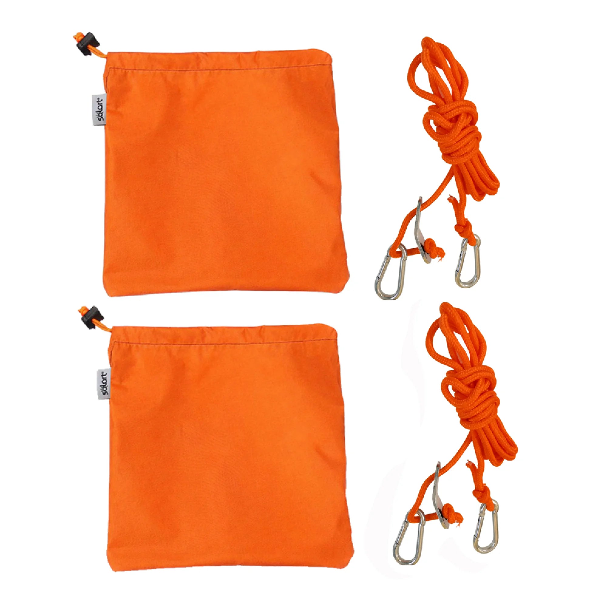 Set 2 Săculețe Nisip + Sfori Ancorare Umbrelă Plajă Solart - expert - sport.ro