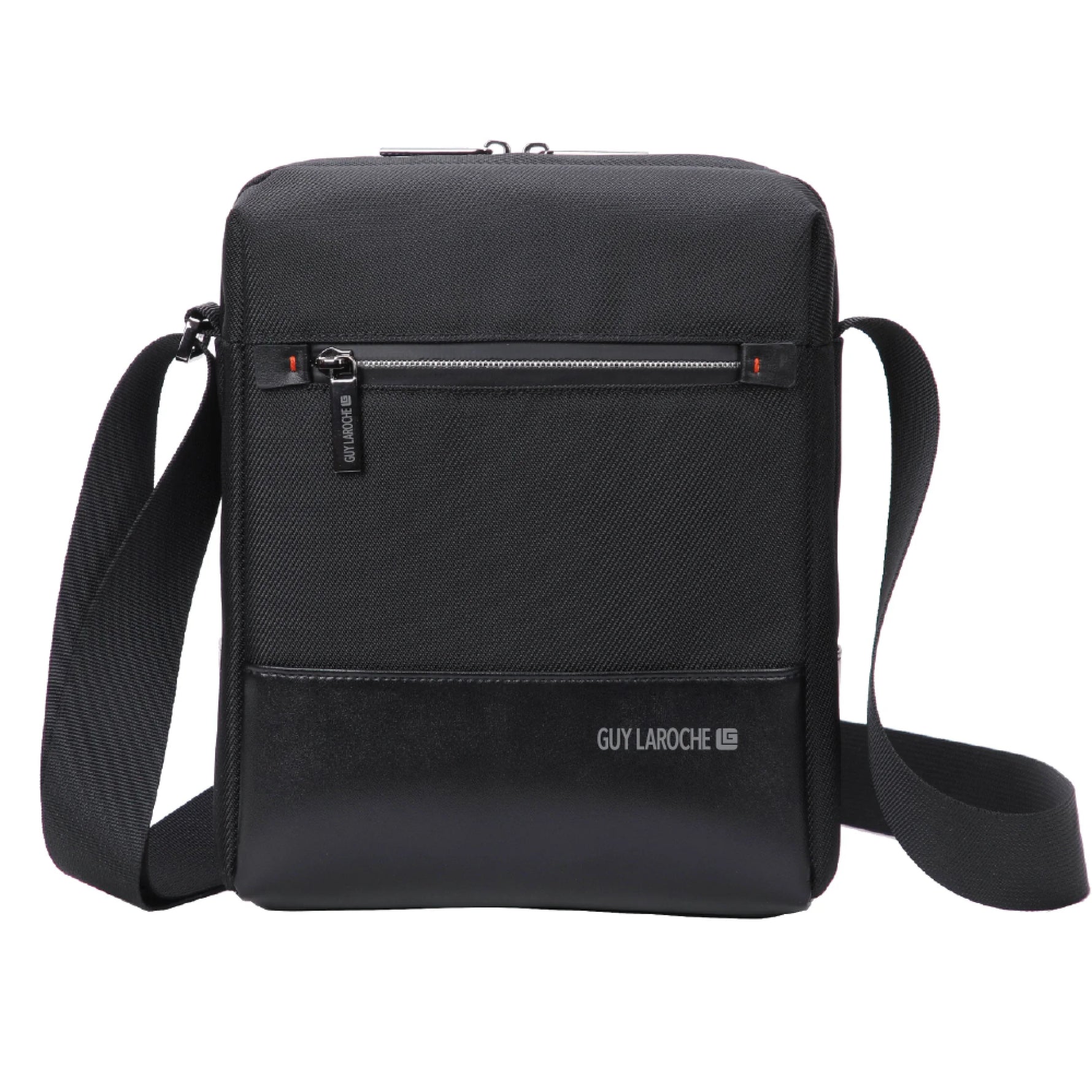 Geantă Shoulder GUY LAROCHE Microfibră Poliester 3L Negru/Navy