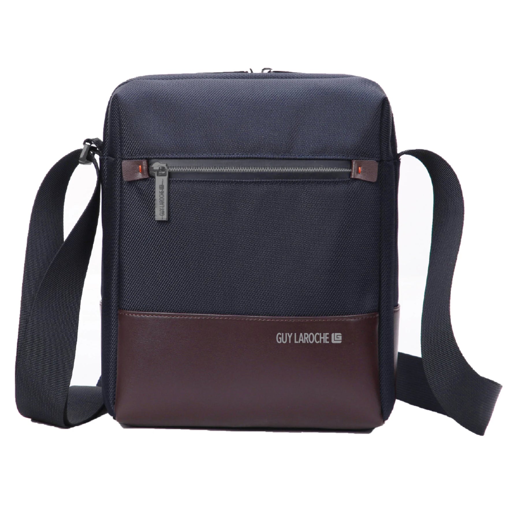 Geantă Shoulder GUY LAROCHE Microfibră Poliester 3L Negru/Navy