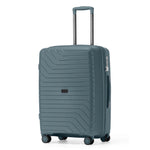 Troler Cabină Polipropilenă 20'' 55cm cu Port USB Albastru NAUTICA - expert - sport.ro