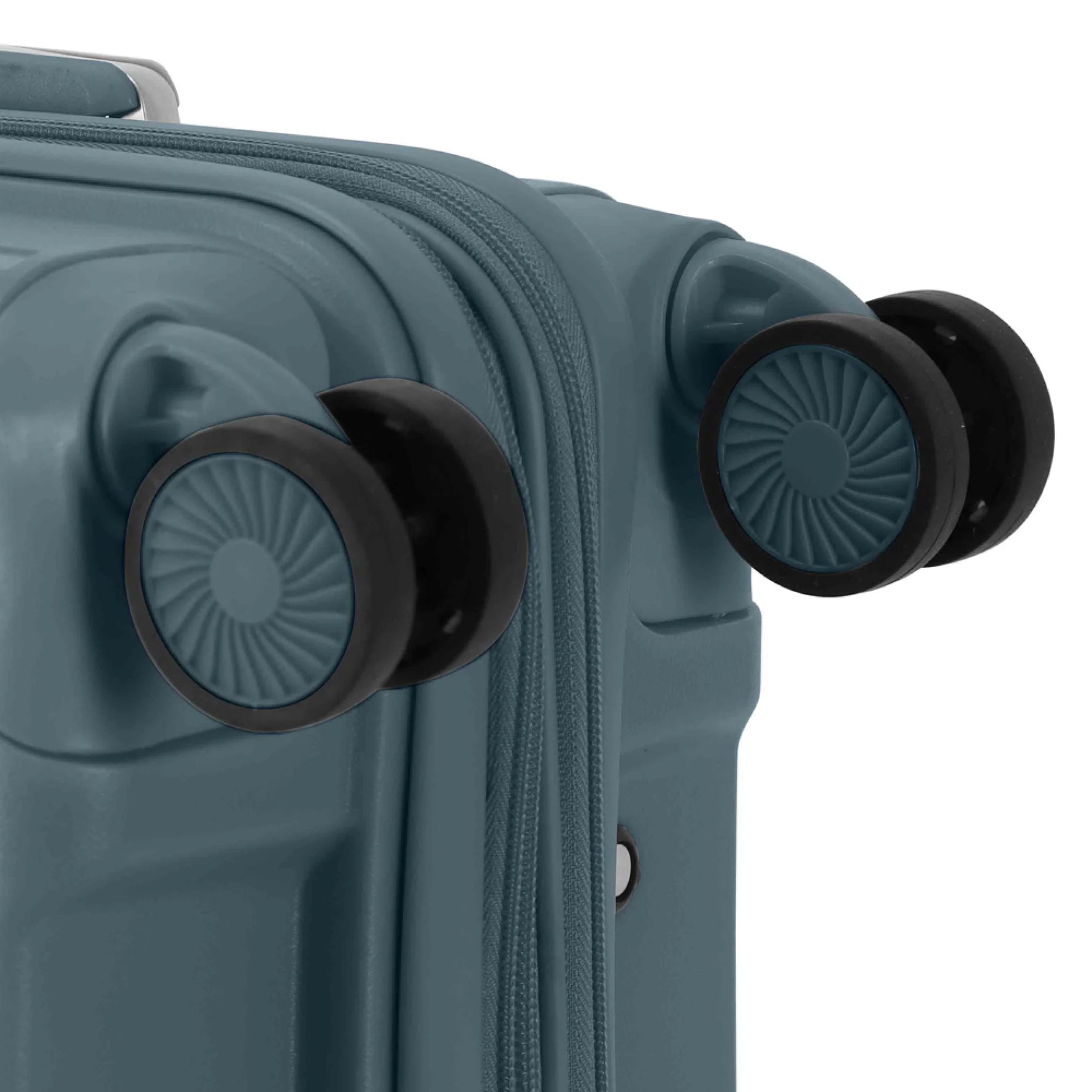 Troler Cabină Polipropilenă 20'' 55cm cu Port USB Albastru NAUTICA - expert - sport.ro