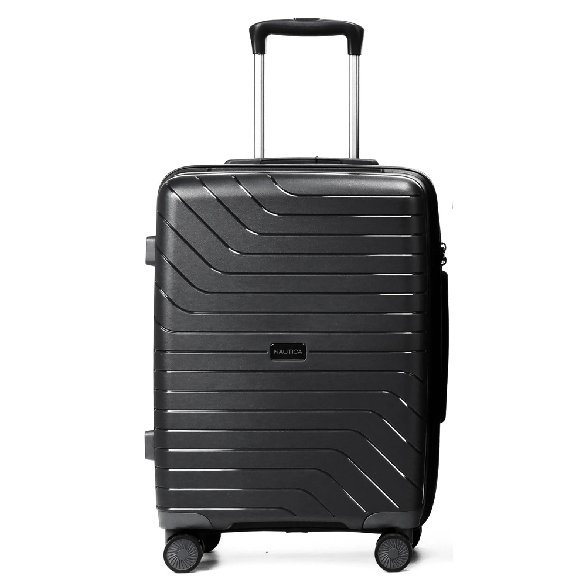 Troler Cabină Extensibil Polipropilenă 20'' 55cm Negru/Verde NAUTICA - expert - sport.ro