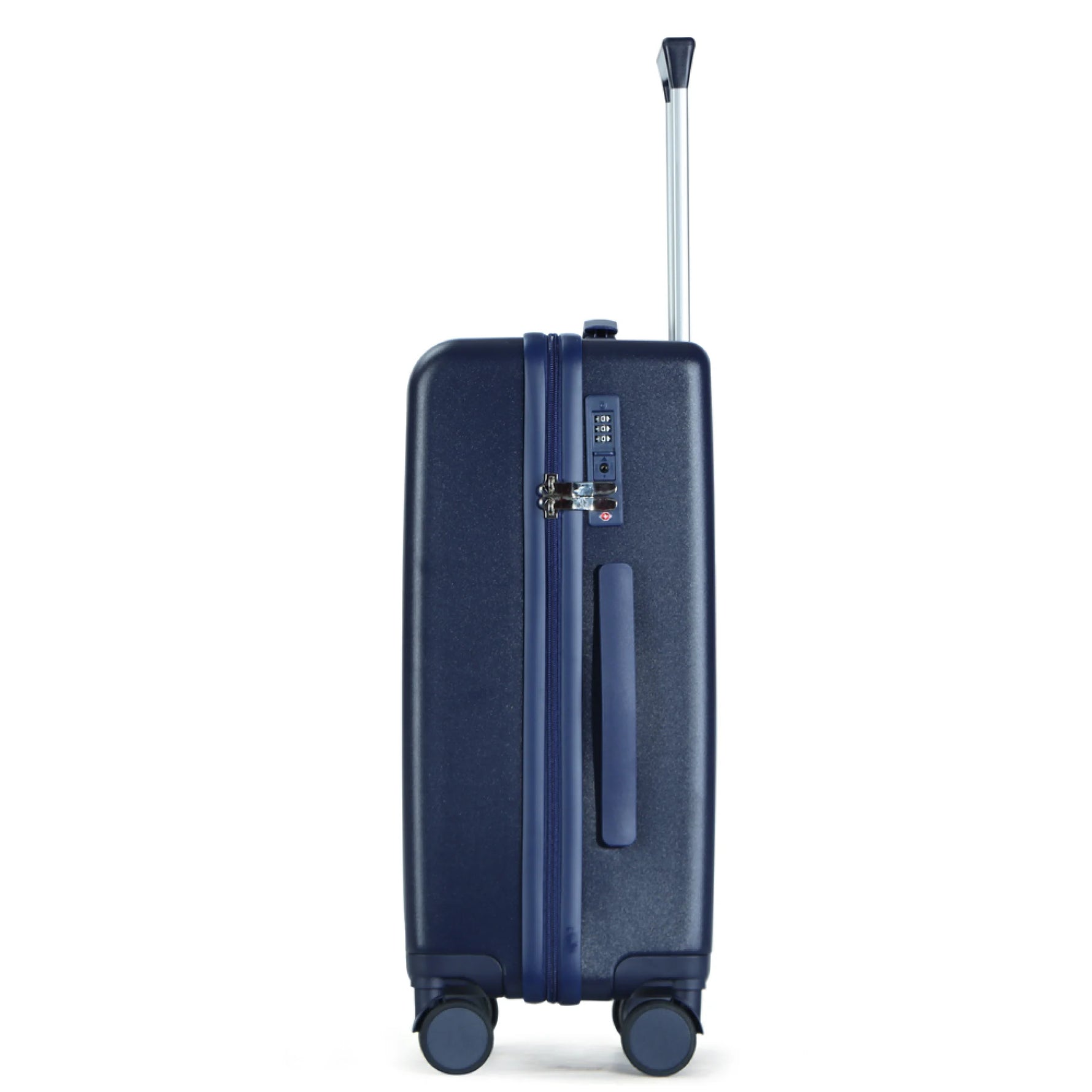Troler Mediu Policarbonat 24'' 63cm Navy/Negru/Gri NAUTICA - expert - sport.ro