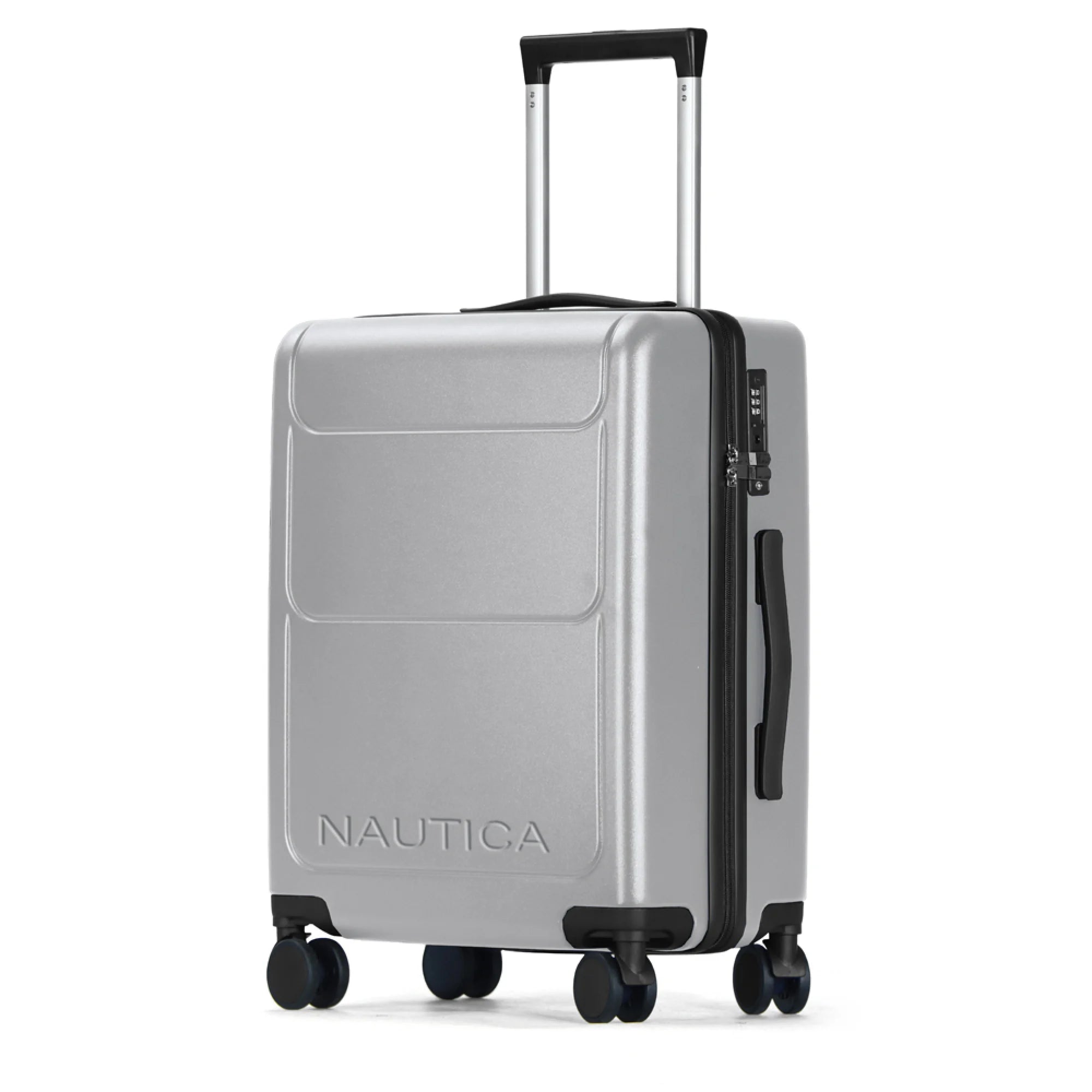 Troler Mediu Policarbonat 24'' 63cm Navy/Negru/Gri NAUTICA - expert - sport.ro