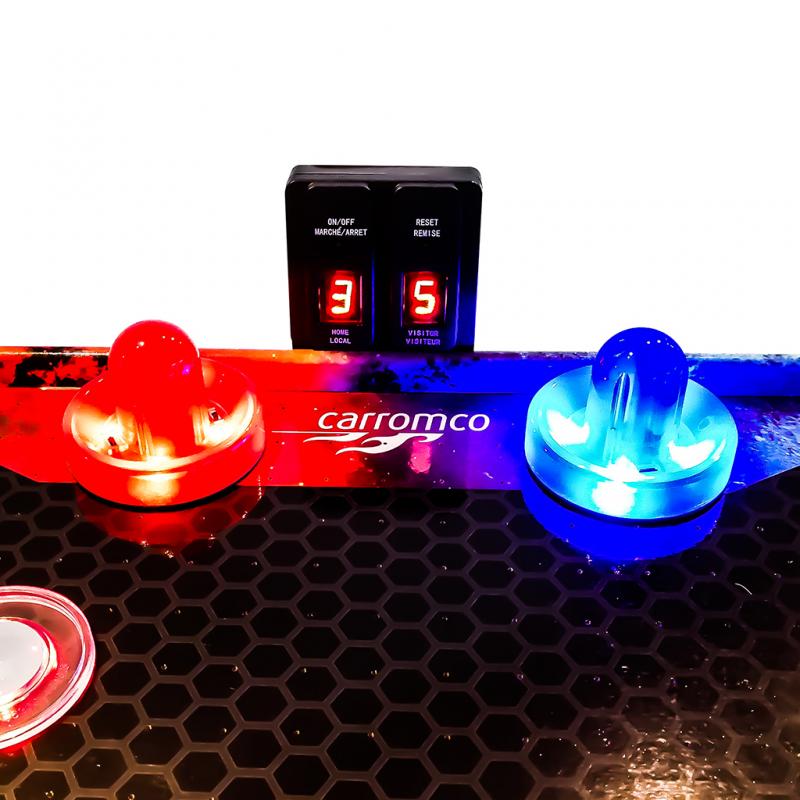 Masă Air Hockey Carromco Fire vs Ice 135 cm – LED