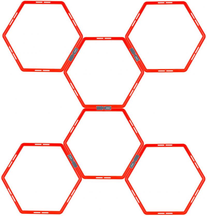 Scară Agilitate Hexagon 6 Piese Conectabile Avento 50cm