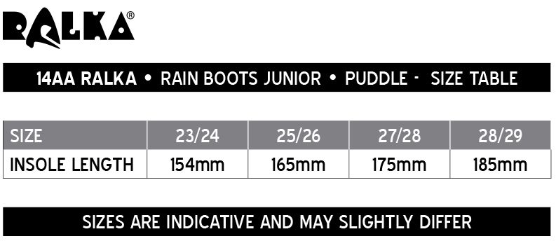 Cizme de ploaie Ralka Puddle, junior