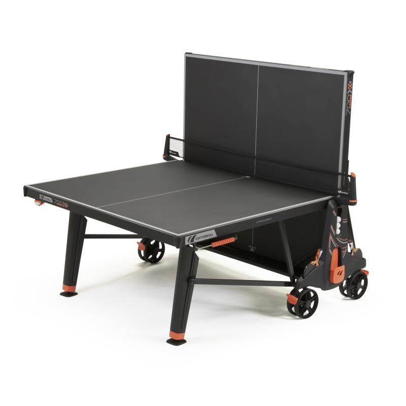 Masă Tenis de Masă Cornilleau 700X Outdoor - Laminat 8mm MATTOP, CIO 16 Puncte, 4 Frâne, Clasa C