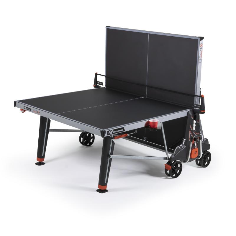 Masă Tenis de Masă Cornilleau 600X Outdoor - Laminat 7mm MATTOP, DSI 16 Puncte, Clasa C