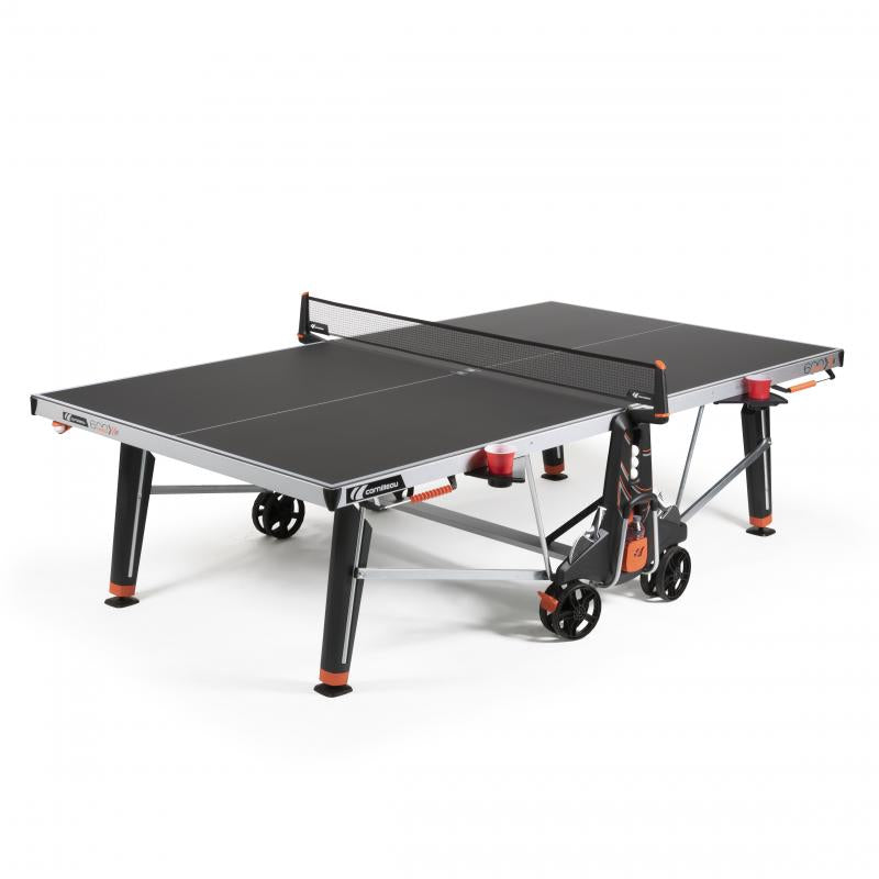 Masă Tenis de Masă Cornilleau 600X Outdoor - Laminat 7mm MATTOP, DSI 16 Puncte, Clasa C