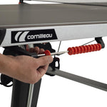 Masă Tenis de Masă Cornilleau 500X Outdoor - Laminat 6mm MATTOP, DSI 16 Puncte, Clasa C
