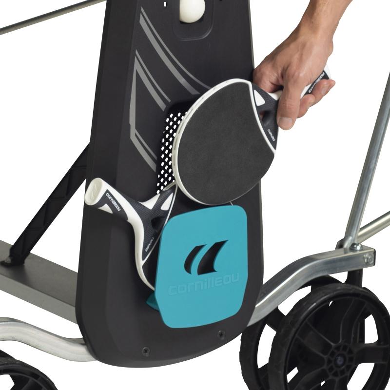 Masă Tenis de Masă Cornilleau 400X Outdoor - Laminat 5mm, DSI 16 Puncte, Clasa C