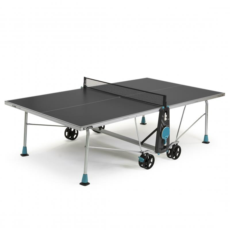 Masă Tenis de Masă Cornilleau 200X Outdoor - Laminat 5mm, 2 Frâne, Clasa D