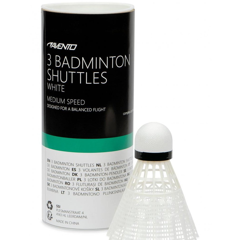 Fluturași Badminton Avento Set 3 Buc - Vârf Plută Nylon